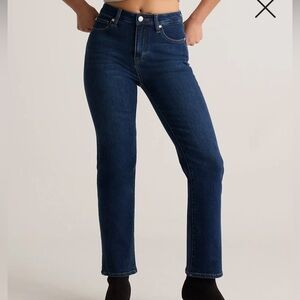 Bella Stretch Straight Jeans - Midnight Blue